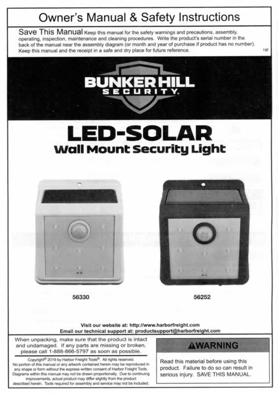 Small Solar Powered Outdoor Motion Sensing LED Light by Bunkerhill Do