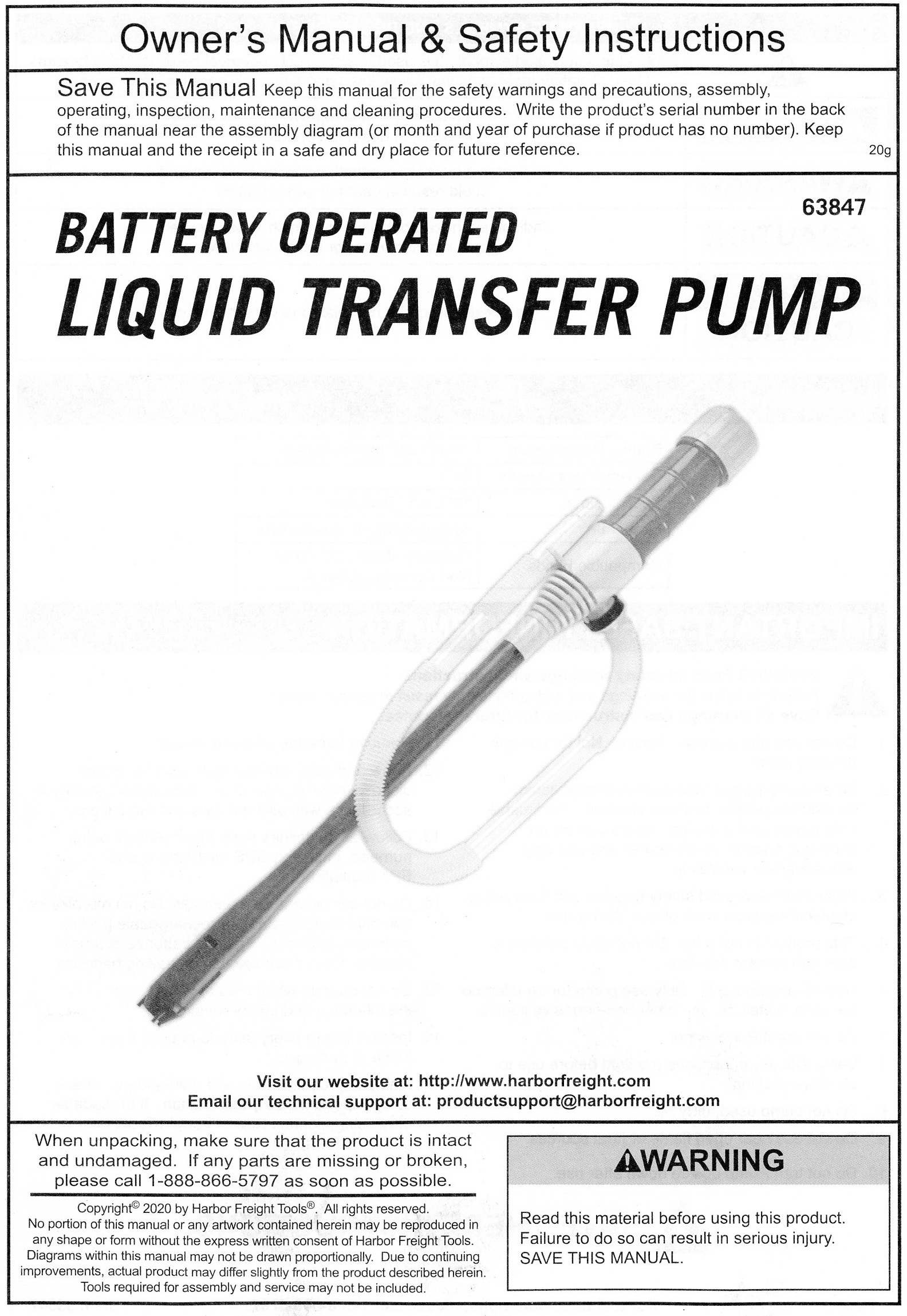 Liquid Transfer Pump
